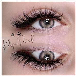 Wispy trepalnice Kardashian podaljševanje trepalnic volumen ruski Ljubljana kozmetični salon Bežigrad Katja Pečnik